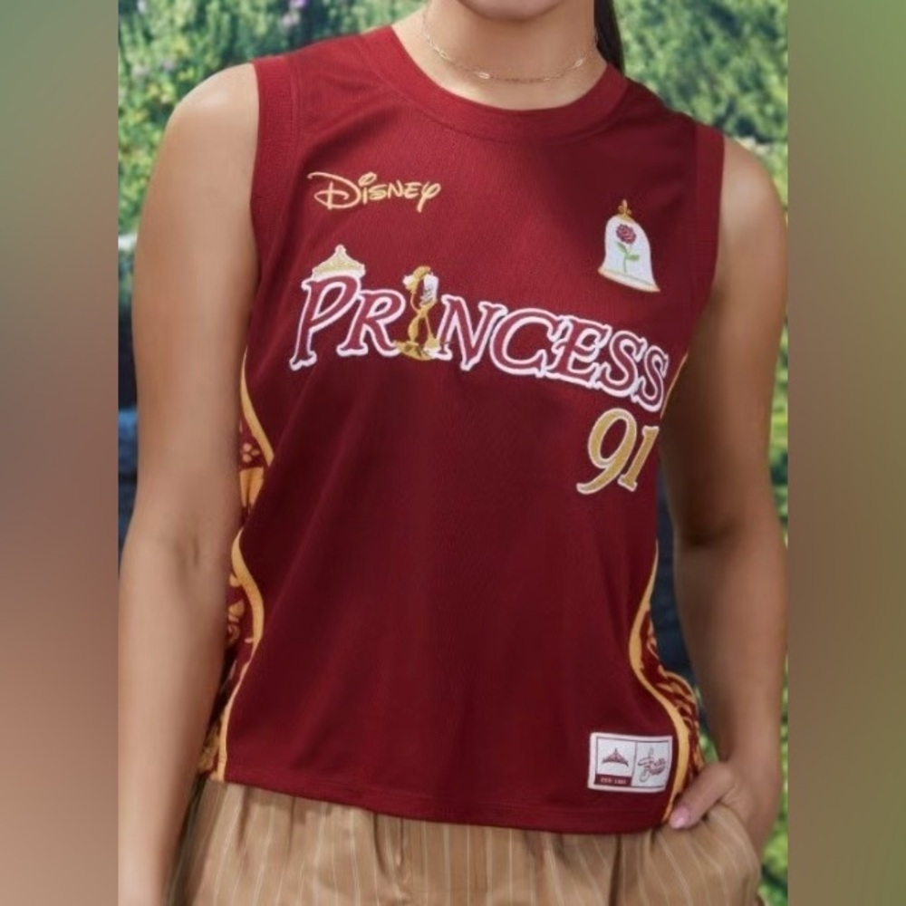 Disney Jersey: Princess Belle 91 Jersey with Gold Details